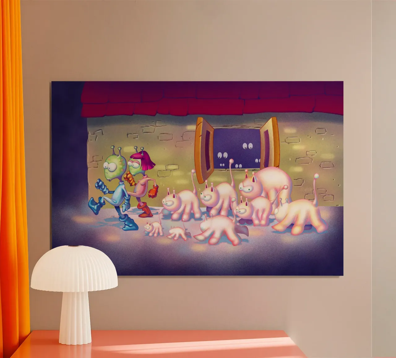 Seguire i capi poster con telaio in legno da Artascy Art