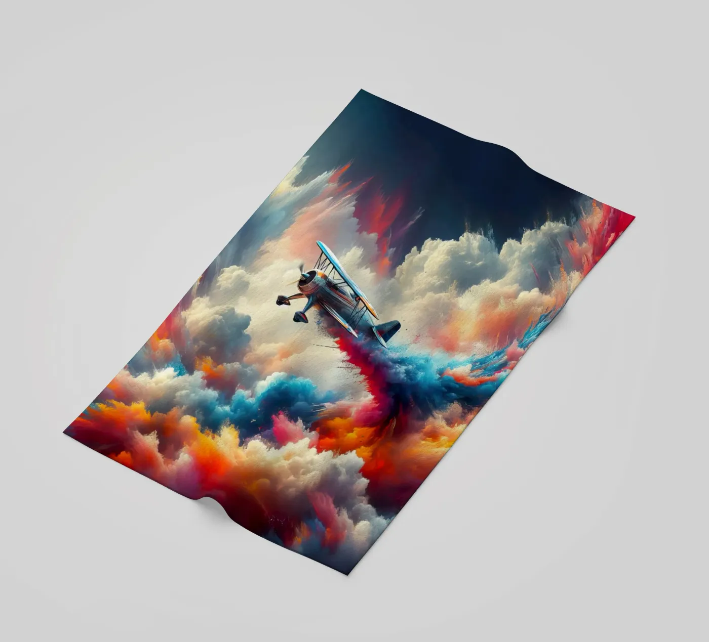 aereo acrobatico telo mare da 🎁 NOBELART