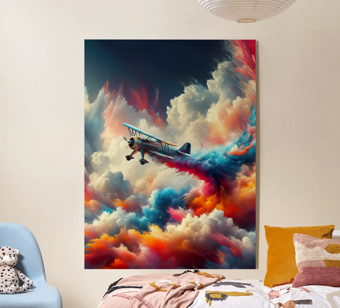 acrobatic plane acryl van 🎁 NOBELART