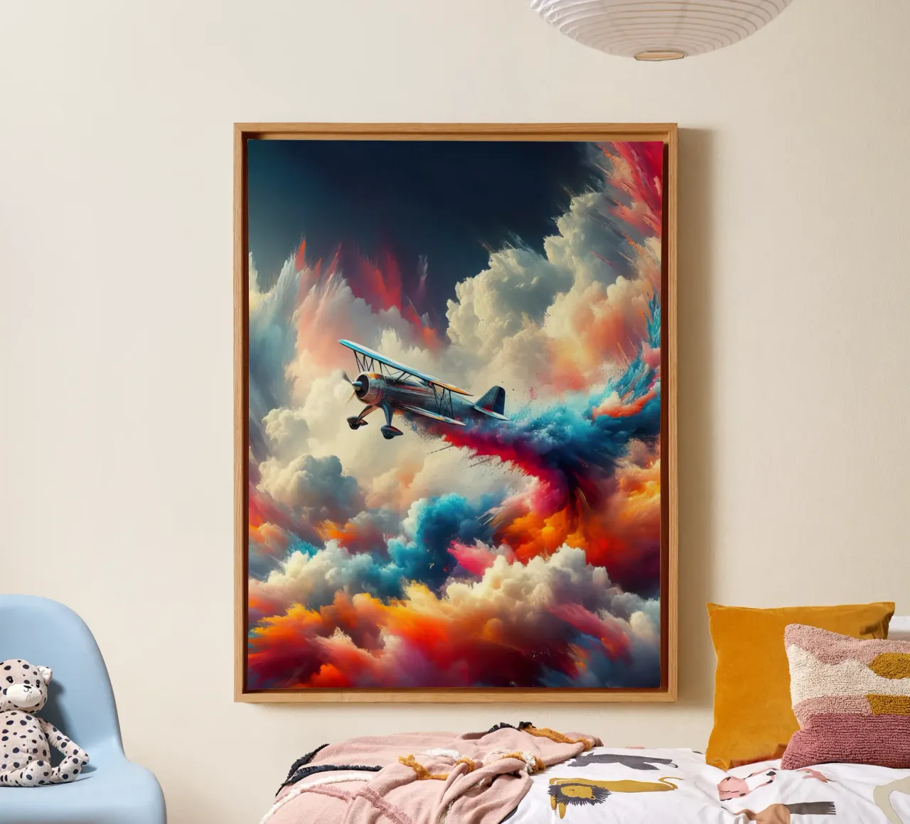 acrobatic plane canvas by 🎁 ARTVI-SHOP