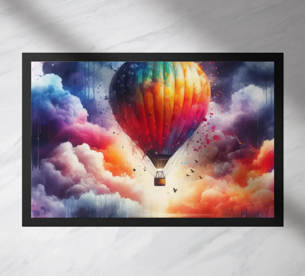 Mongolfiera ad acquerello zerbino da 🎁 ARTVI-SHOP