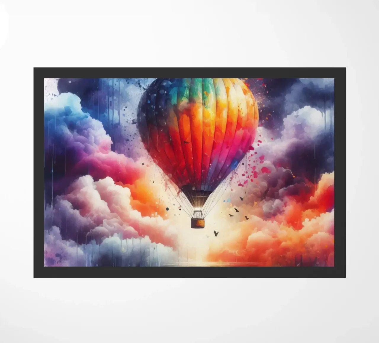 Mongolfiera ad acquerello zerbino da 🎁 ARTVI-SHOP