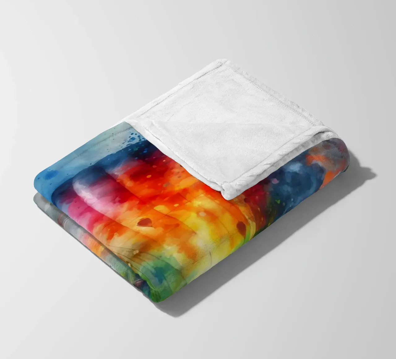Mongolfiera ad acquerello coperta in pile da 🎁 ARTVI-SHOP