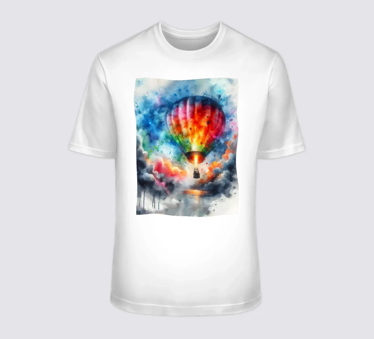 Mongolfiera ad acquerello t-shirt da 🎁 ARTVI-SHOP