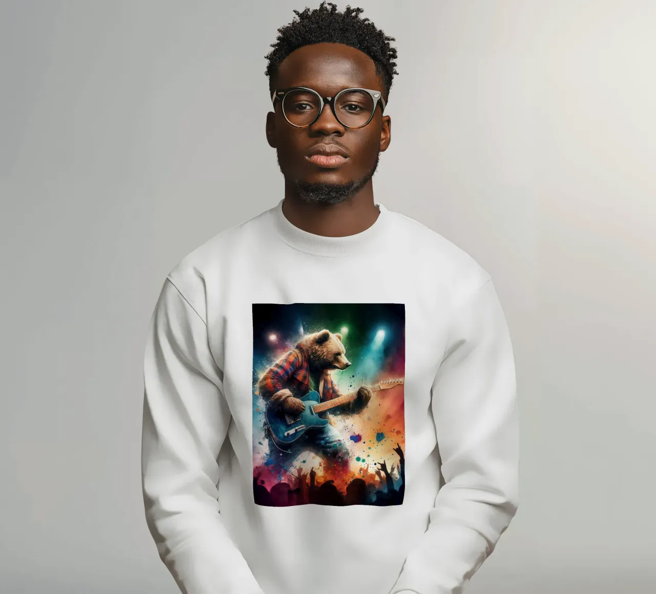 Orso in concerto felpa da 🎁 NOBELART