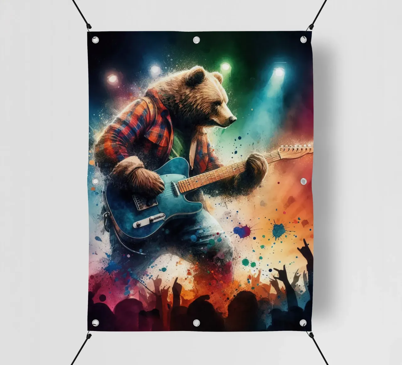 Orso in concerto telo in pvc da ARTVI-SHOP