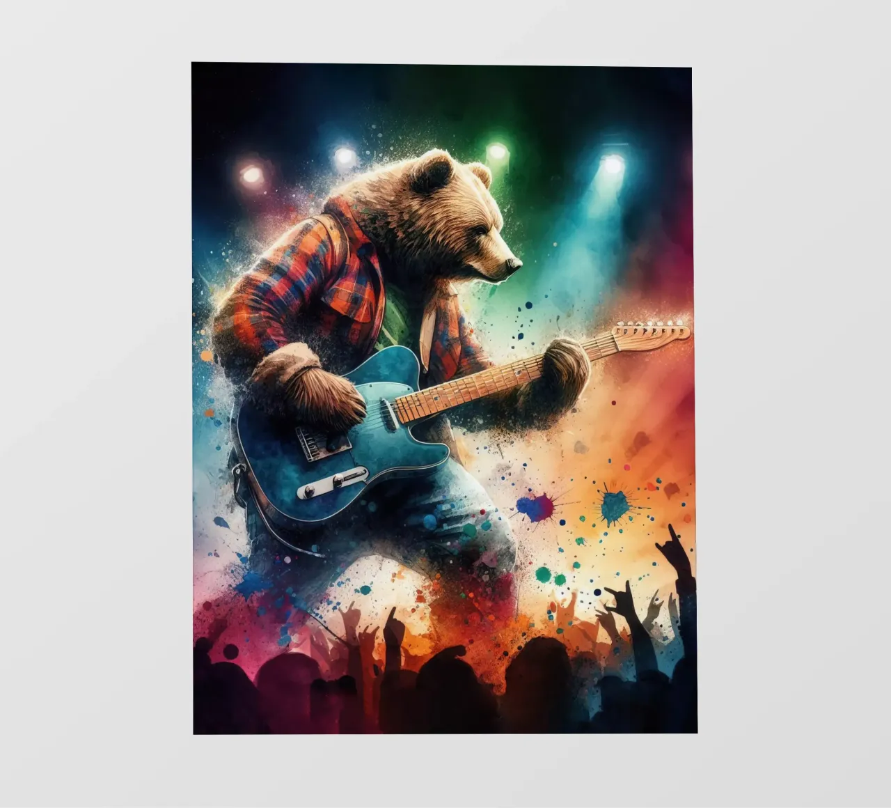 Orso in concerto telo in pvc da ARTVI-SHOP