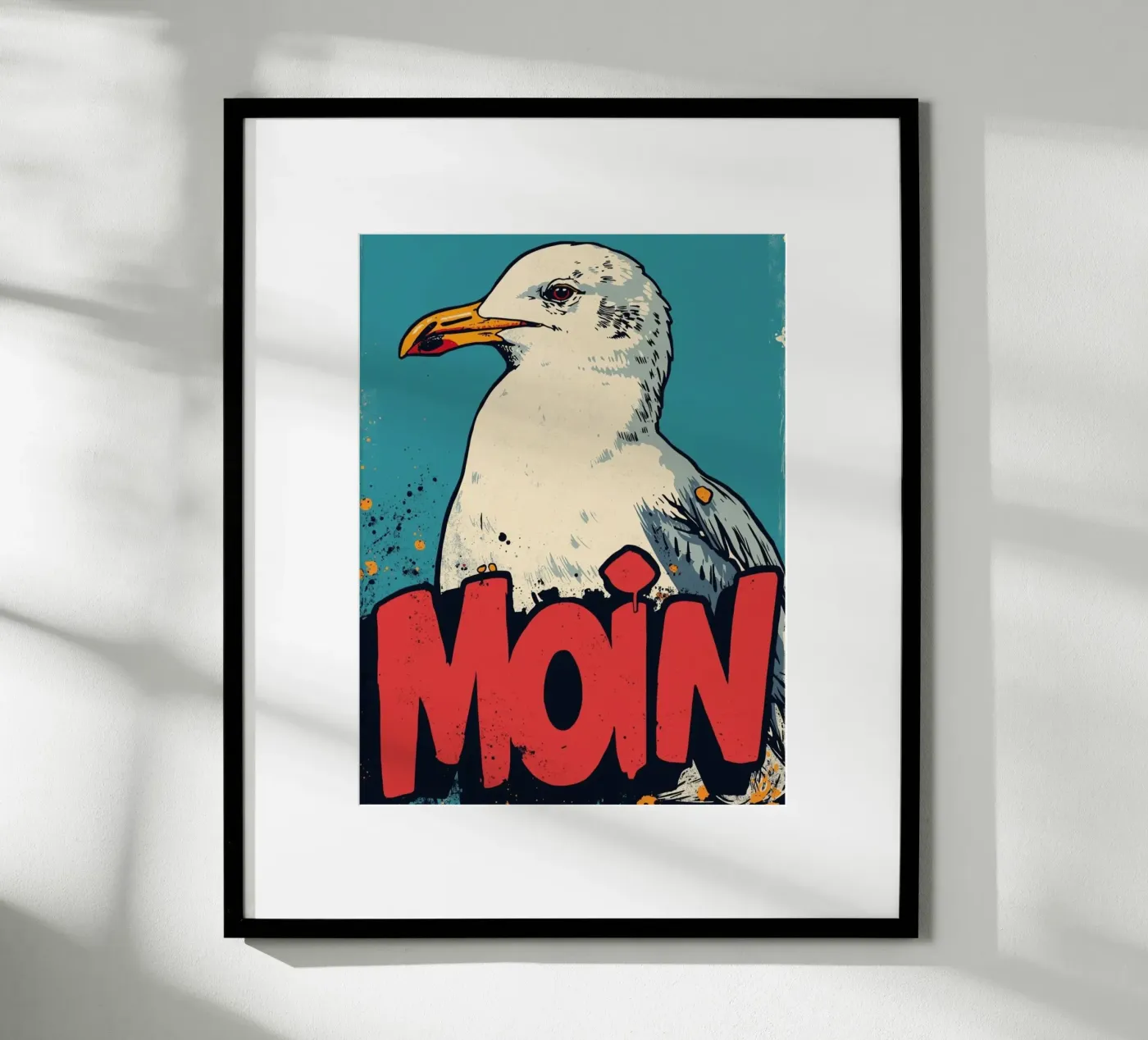 Moin Möwe poster da DigiWunderwerk