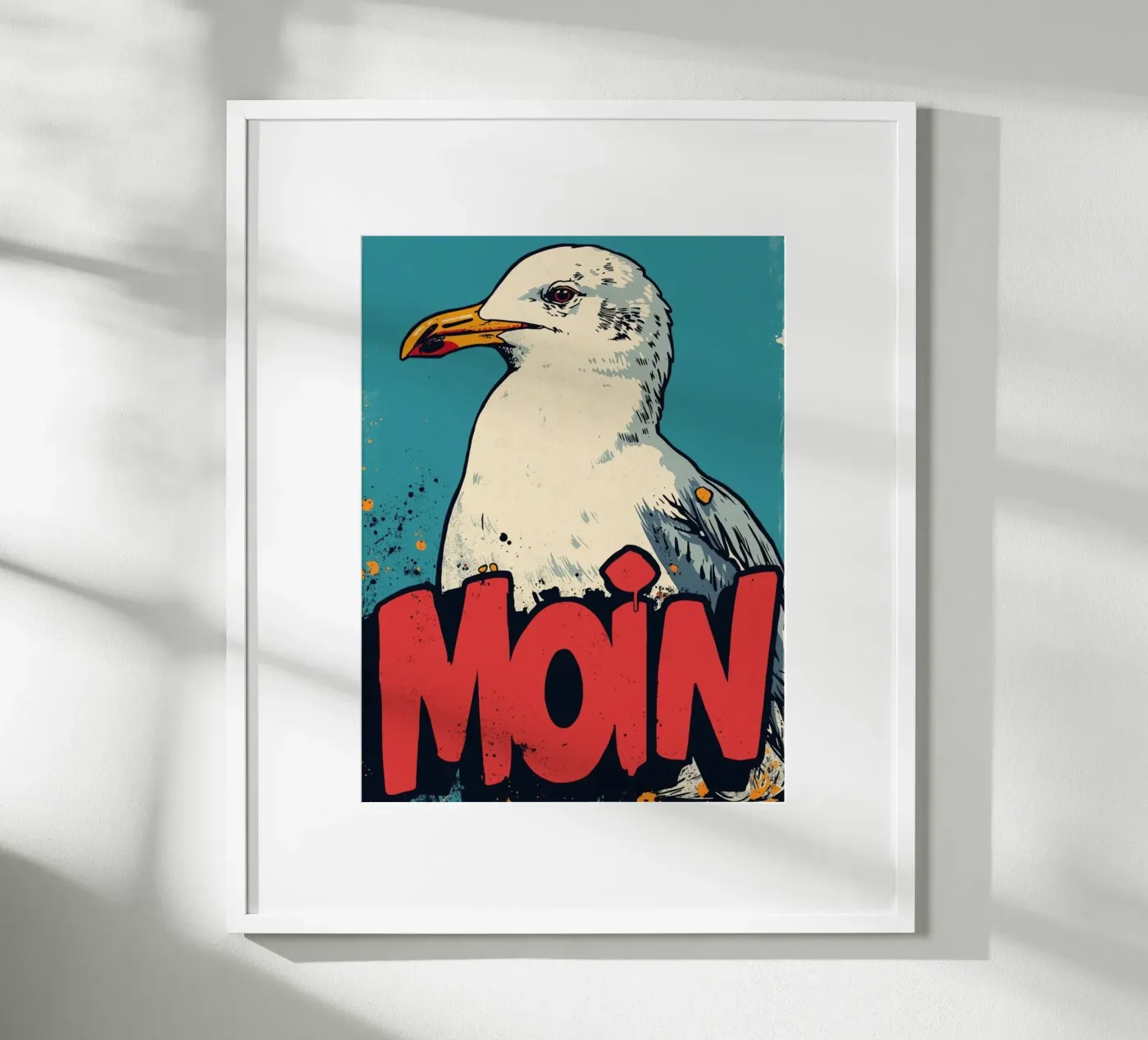 Moin Möwe poster da DigiWunderwerk