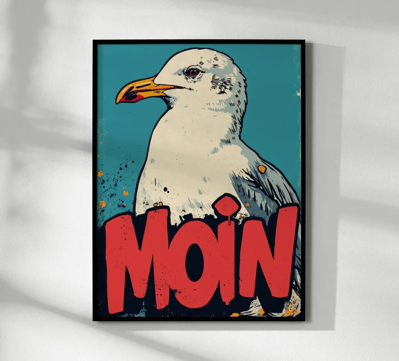 Moin Möwe poster da DigiWunderwerk