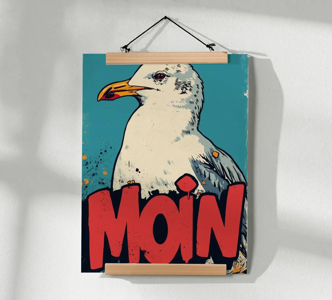 Moin Möwe poster da DigiWunderwerk