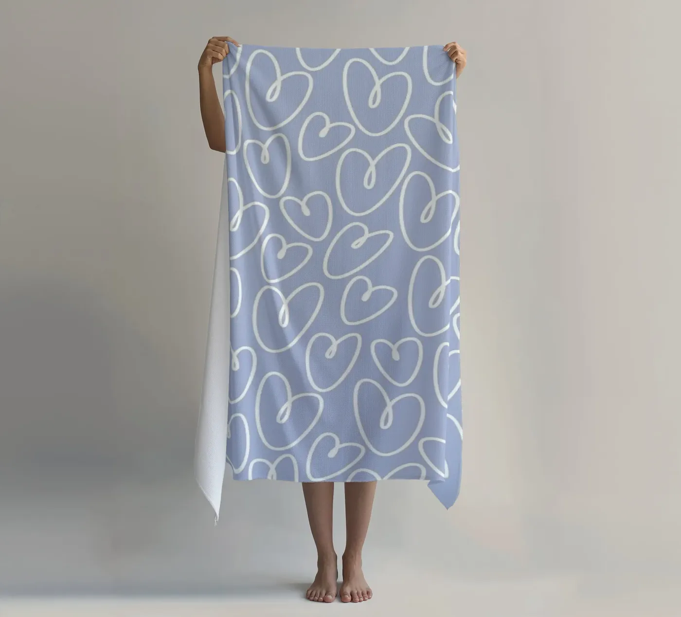 Cute Heart Pattern telo mare da treechild