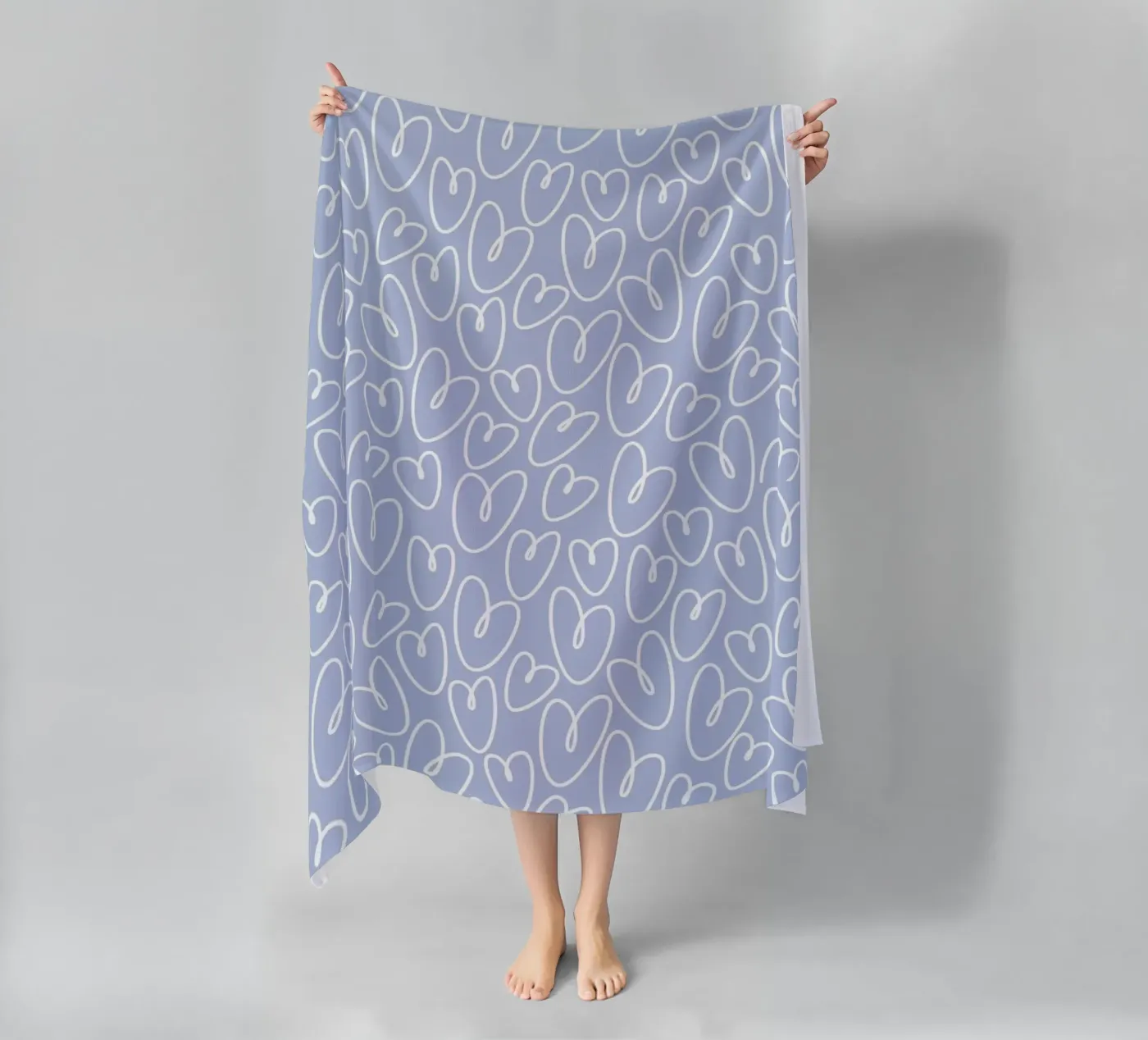 Cute Heart Pattern telo mare da treechild