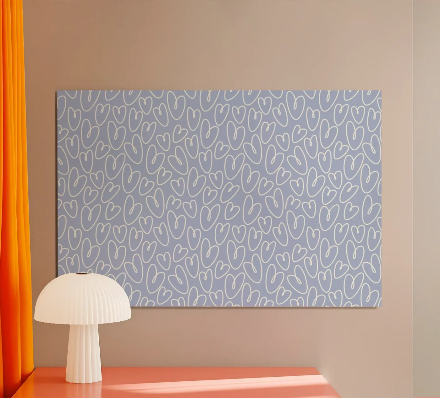 Cute Heart Pattern poster by treechild