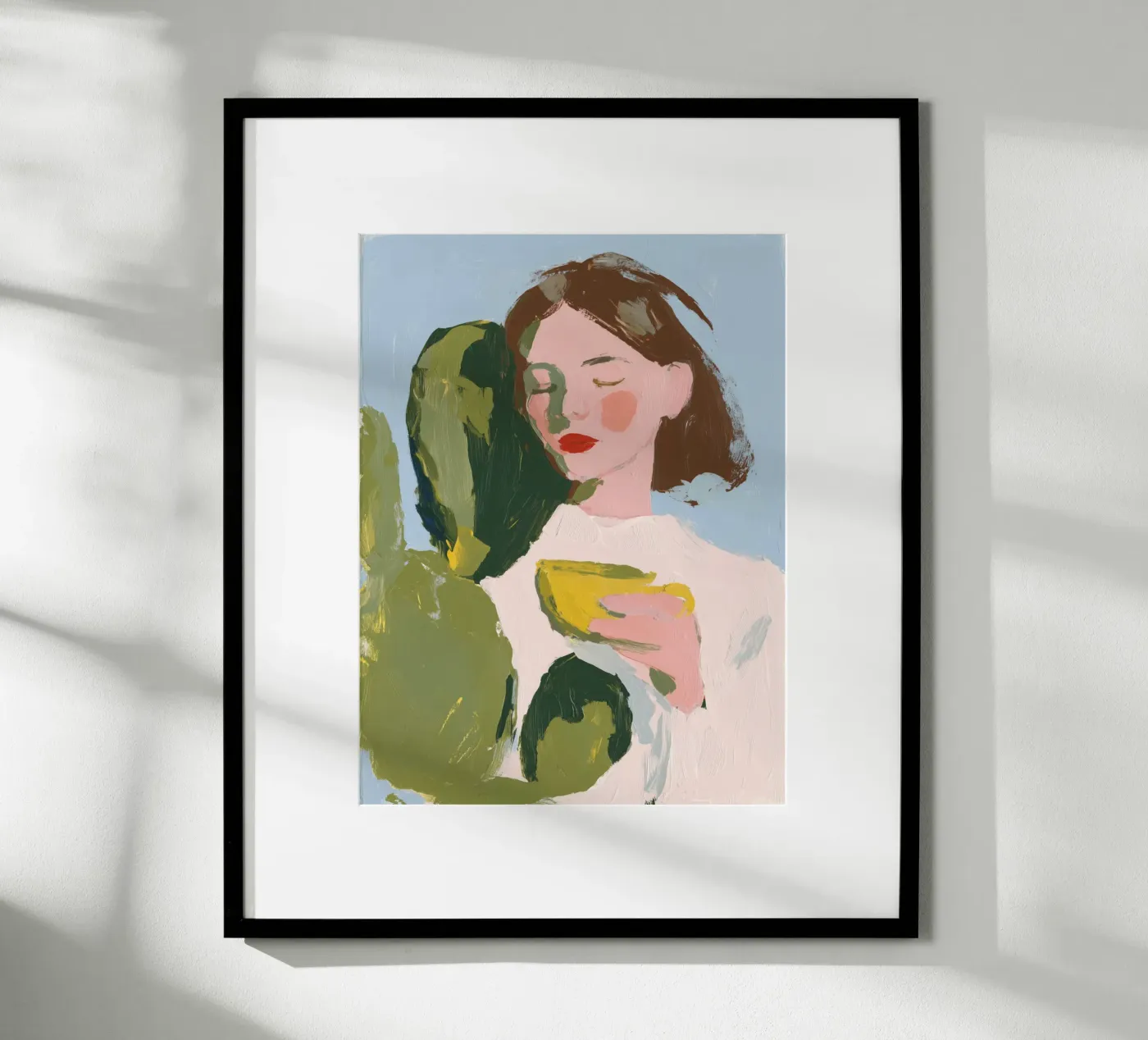 Donna con cactus poster da Studio Remiér