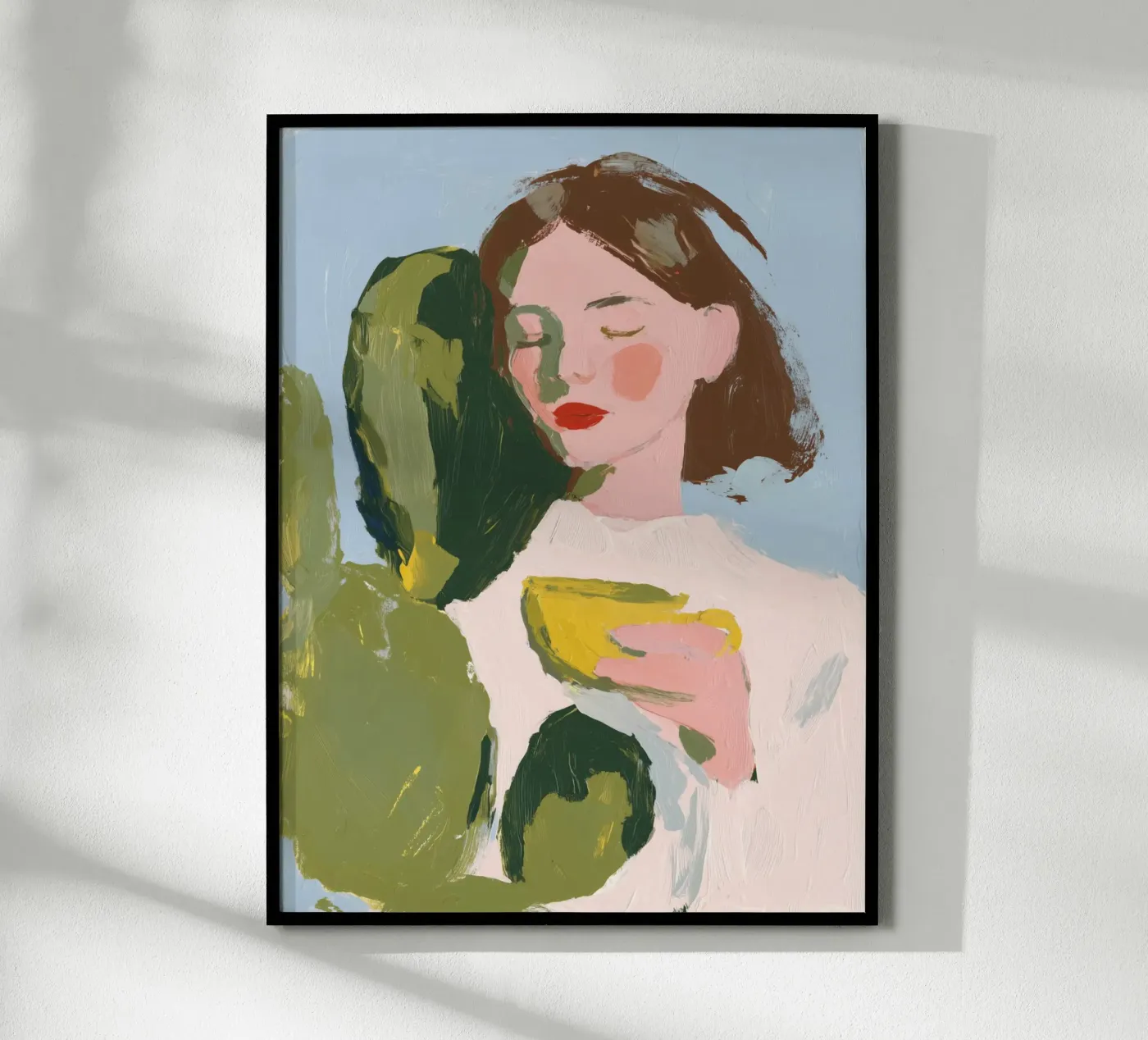 Donna con cactus poster da Studio Remiér