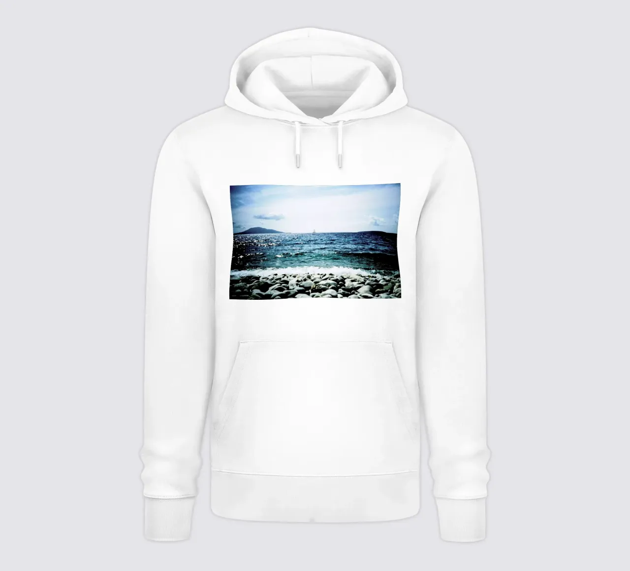 Wavy felpa con cappuccio da BLAEK Design Studio