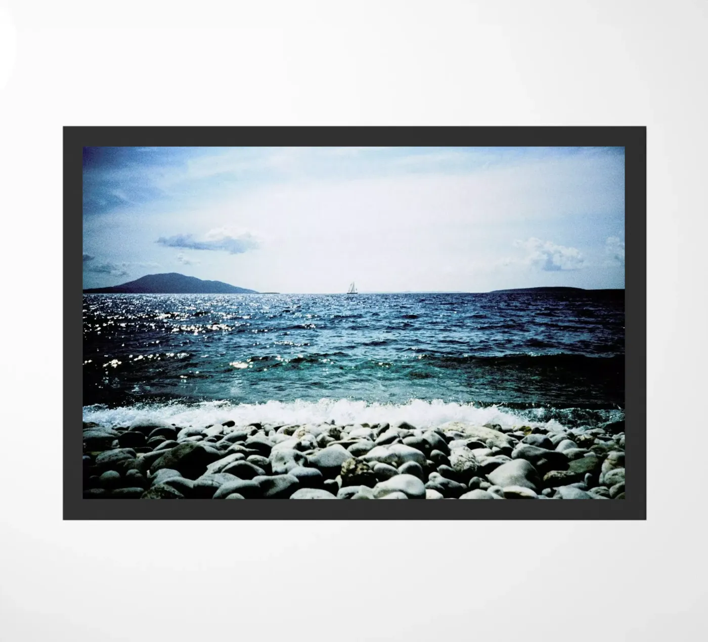 Wavy deurmat van BLAEK Design Studio