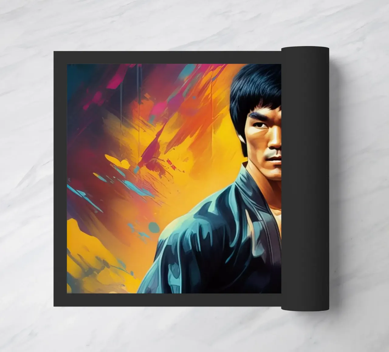 Bruce lee doormat by 🎁 NOBELART