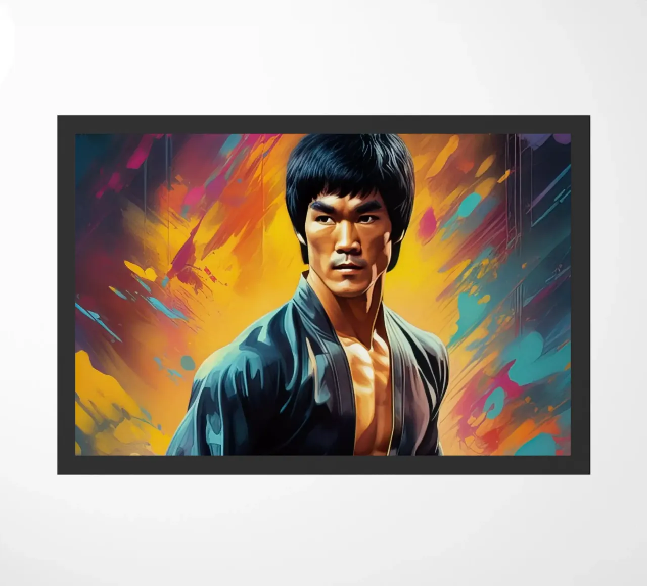 Bruce lee doormat by 🎁 NOBELART