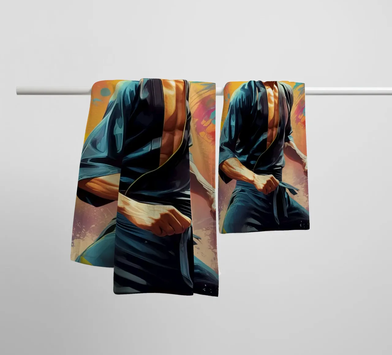Bruce lee asciugamano da bagno da 🎁 ARTVI-SHOP