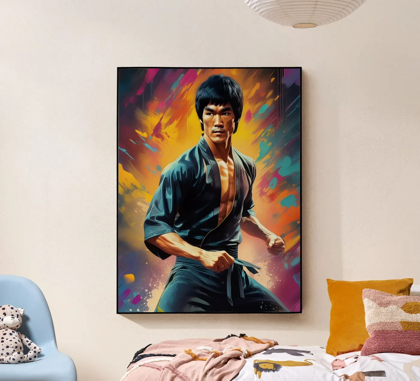 Bruce lee plexiglas de 🎁 NOBELART
