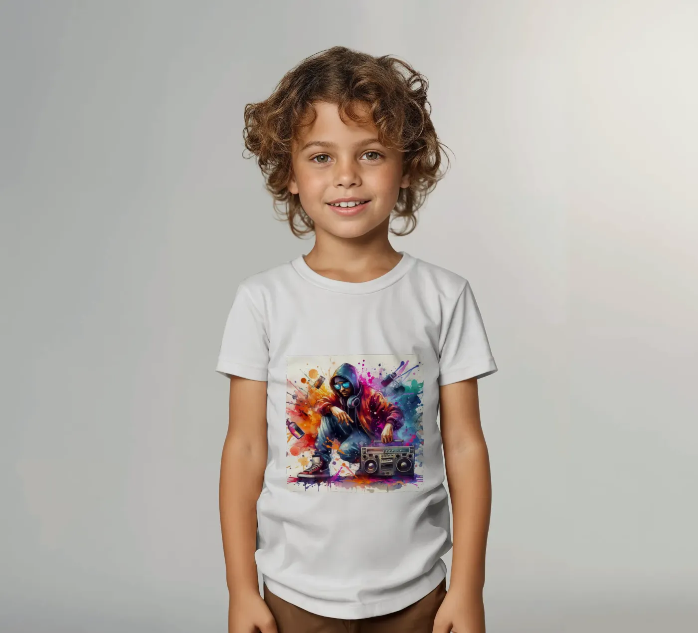 giovane rapper t-shirt bambini da 🎁 NOBELART