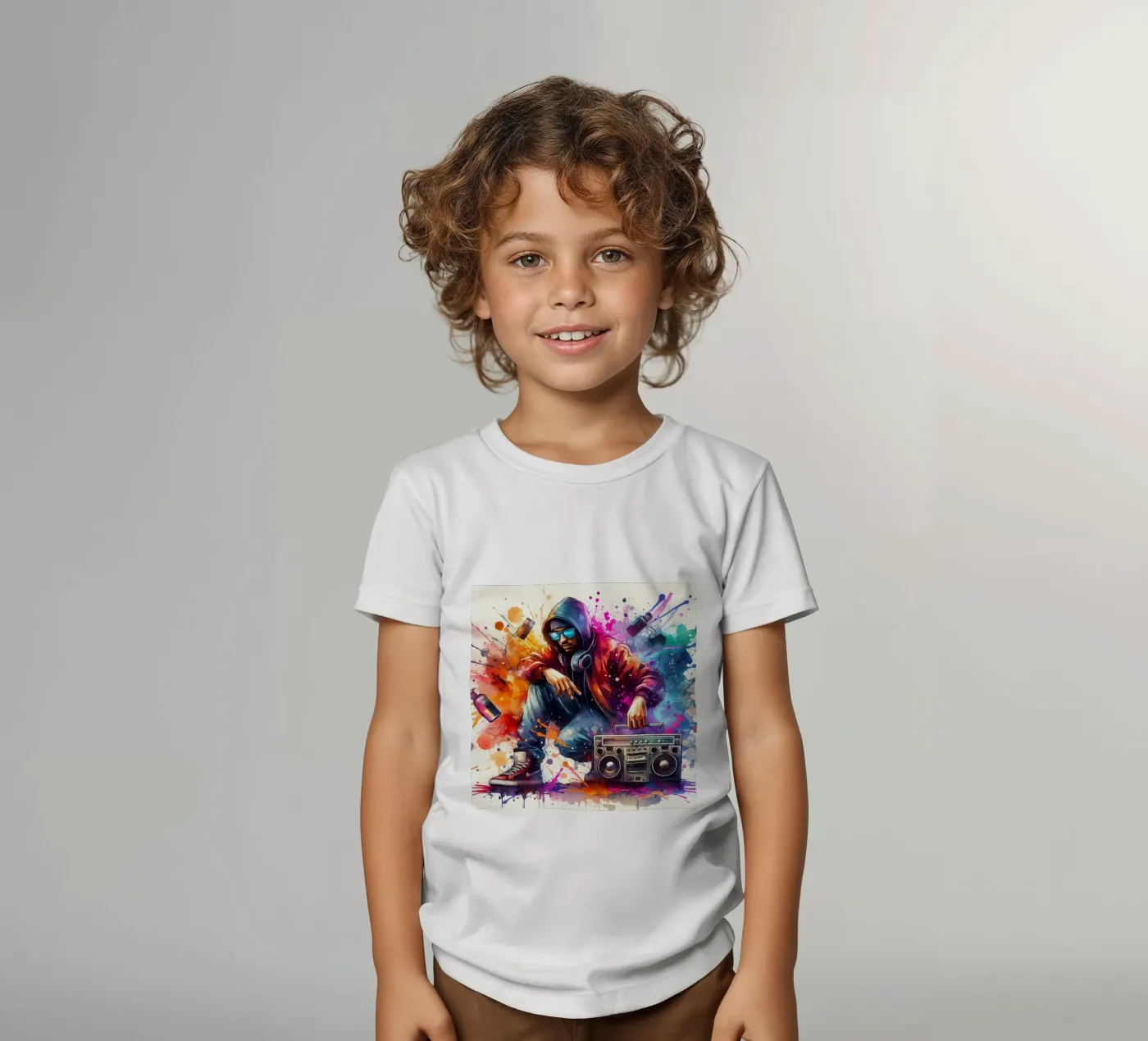 giovane rapper t-shirt bambini da 🎁 NOBELART
