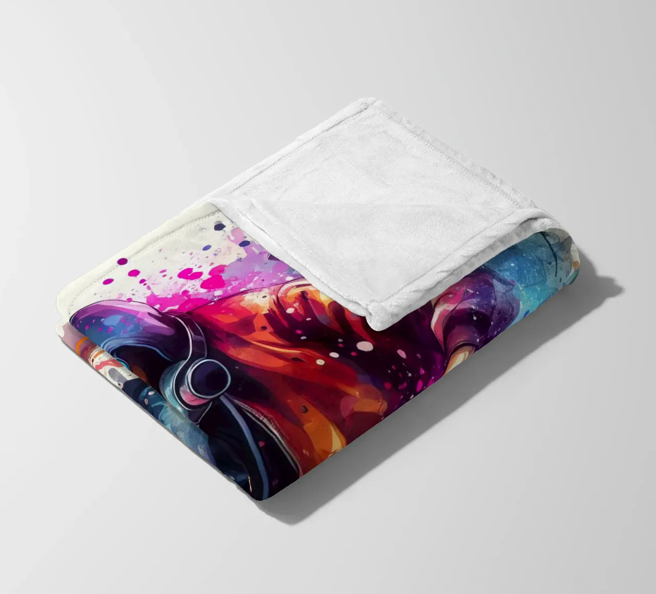 junger Rapper Fleecedecke von 🎁 NOBELART