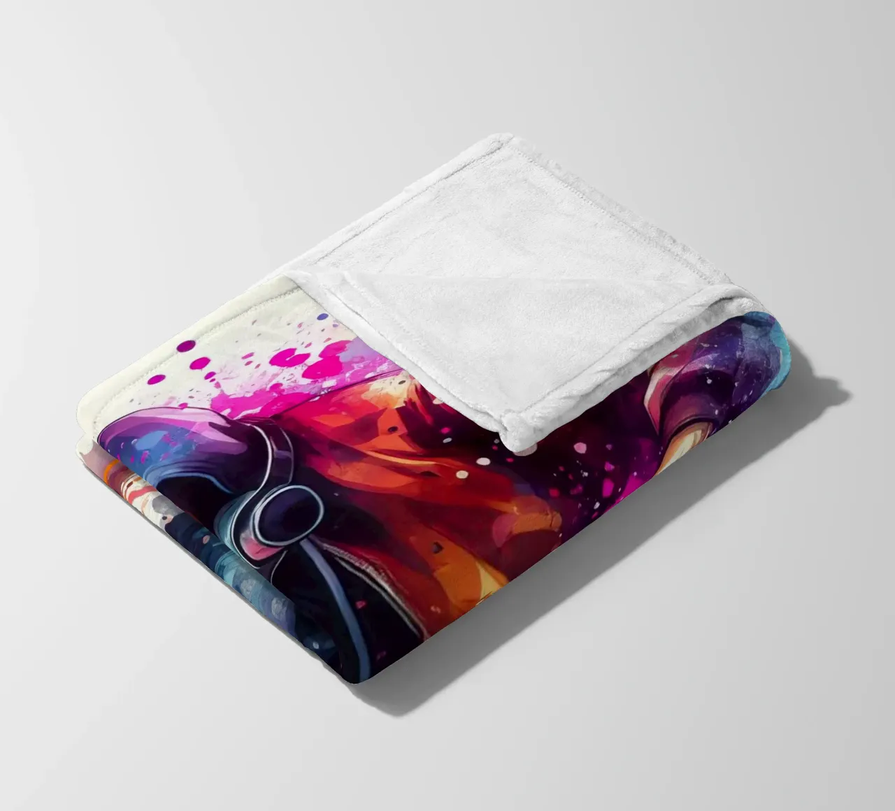 junger Rapper Fleecedecke von 🎁 NOBELART