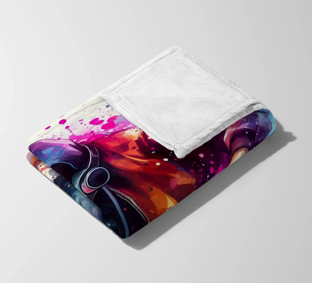 junger Rapper Fleecedecke von 🎁 NOBELART