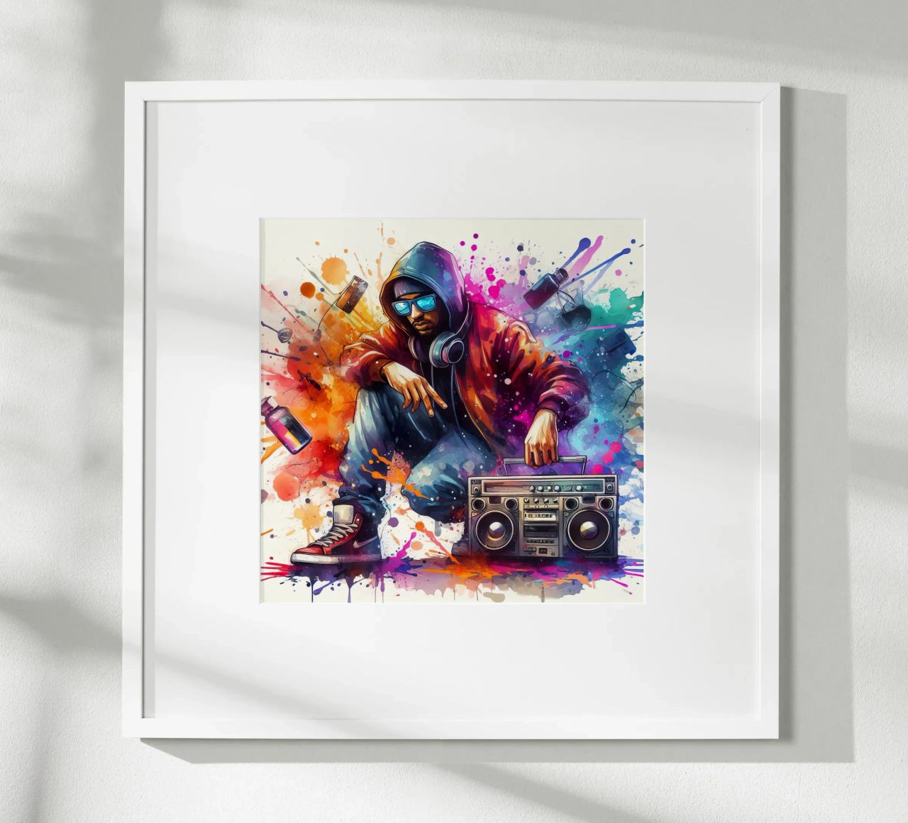 junger Rapper Poster von ARTVI-SHOP