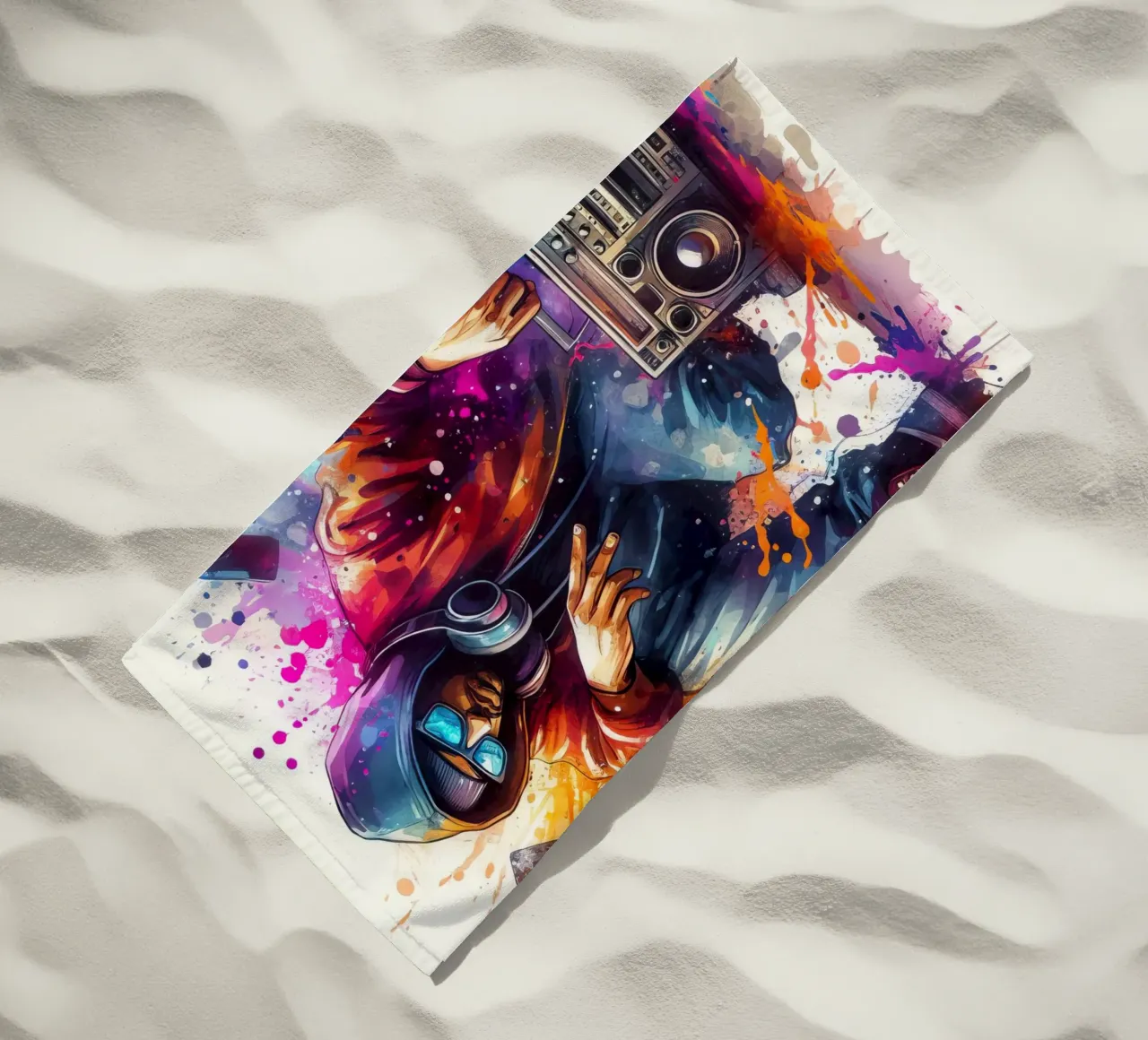 giovane rapper telo mare da 🎁 NOBELART