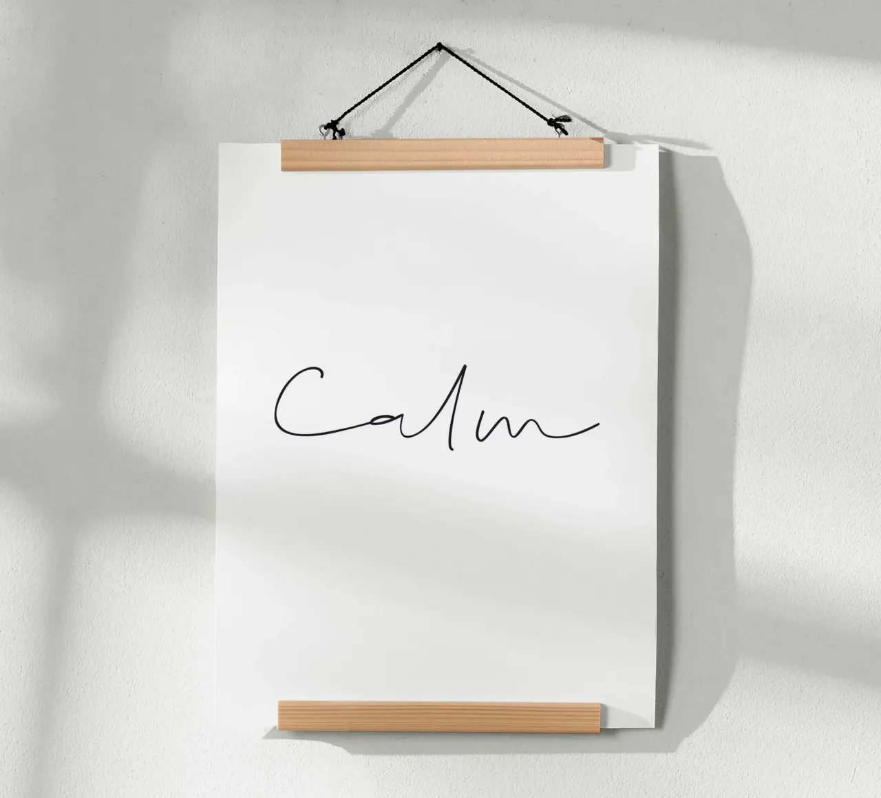 Minimalistisch rustig ontwerp - rustgevende typografie hahnemühle van Whole©