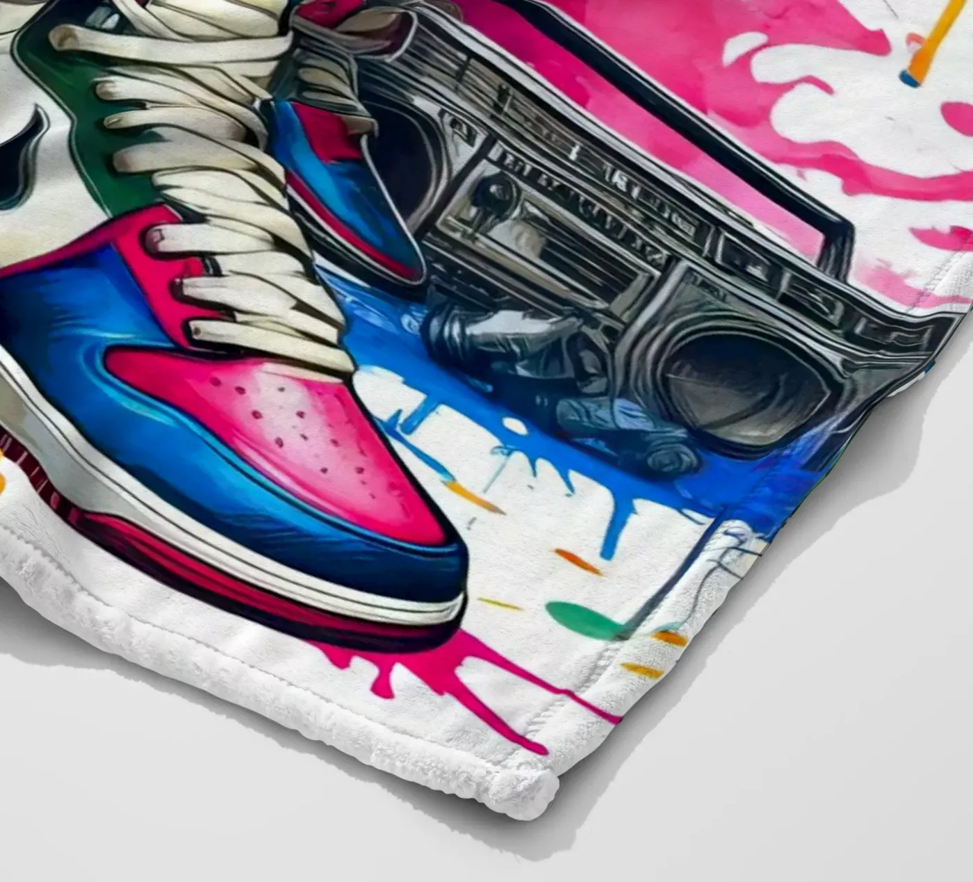 young rapper plaid polaire de 🎁 NOBELART