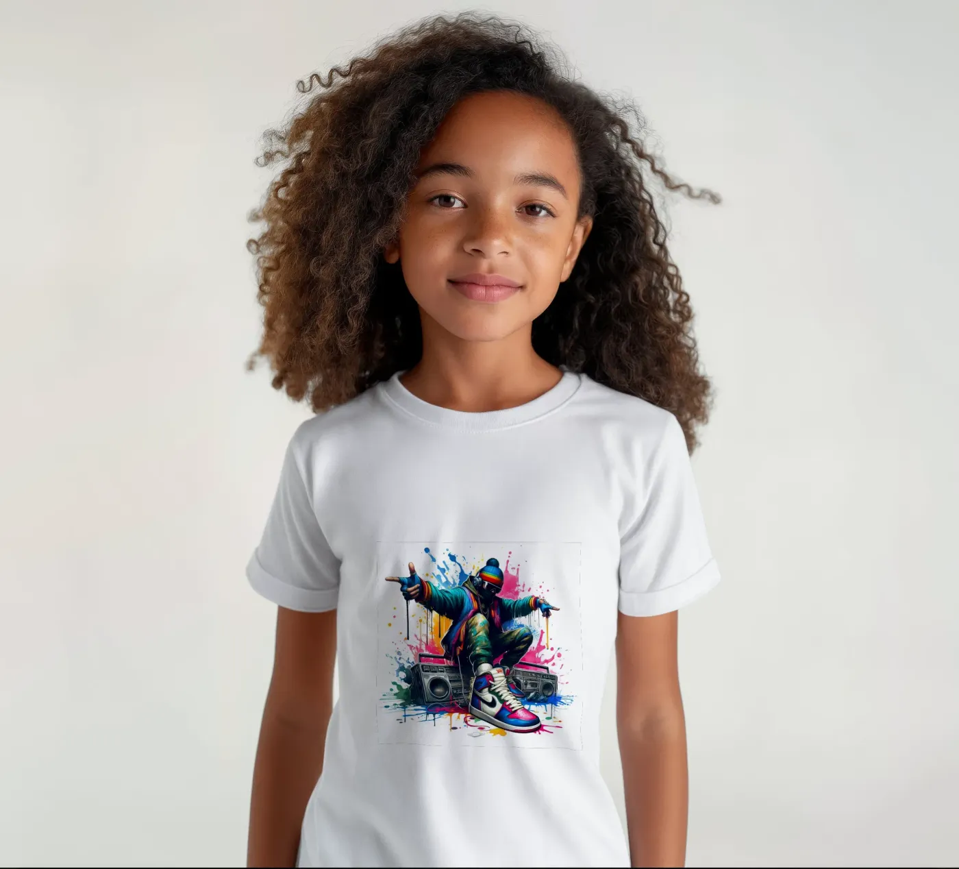 jonge rapper kinder t-shirt van 🎁 NOBELART