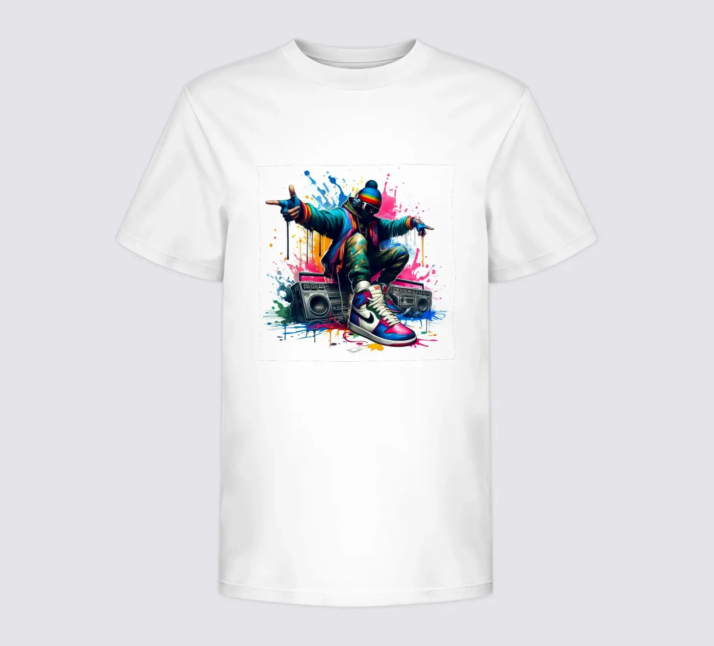 jonge rapper kinder t-shirt van 🎁 NOBELART