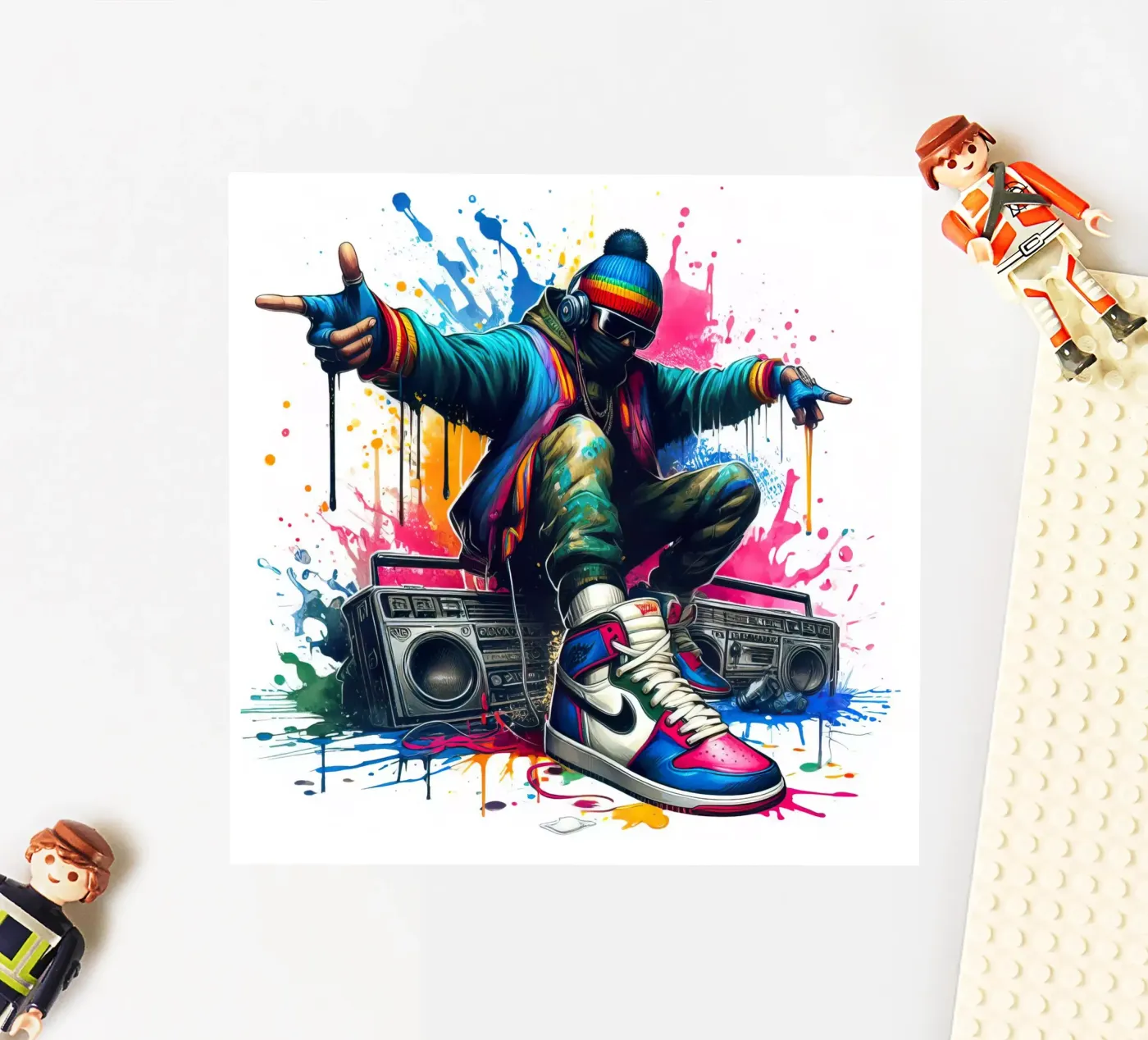 jonge rapper sticker van 🎁 NOBELART