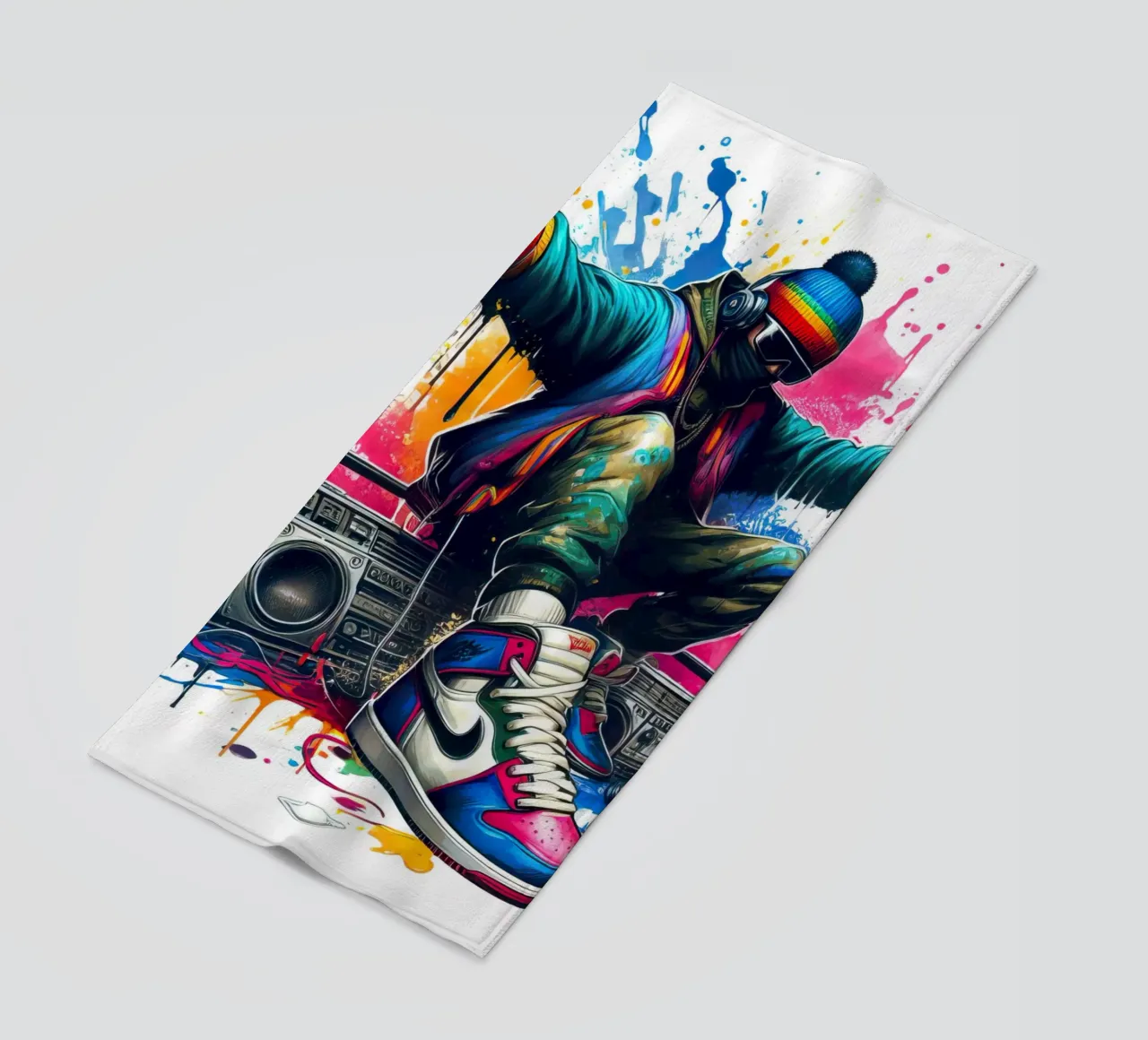 giovane rapper telo mare da 🎁 NOBELART