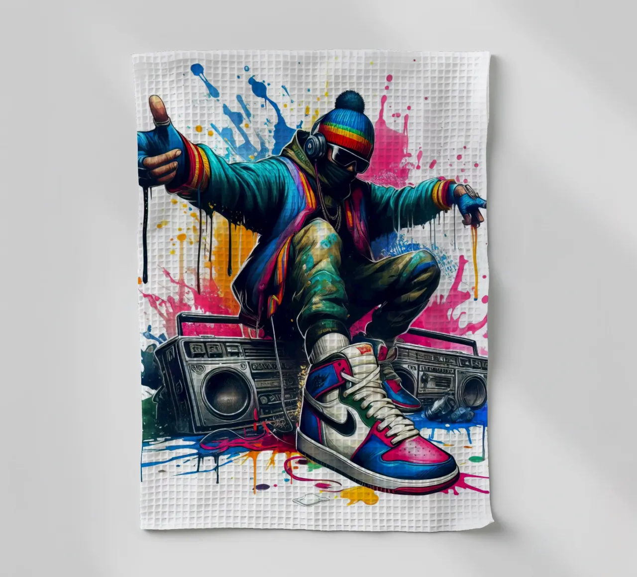 junger Rapper Geschirrtuch von 🎁 ARTVI-SHOP