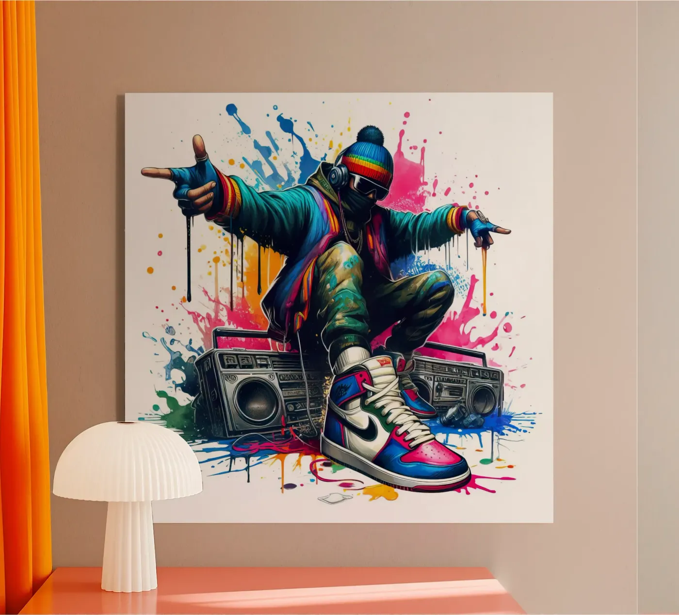 young rapper Acryl-Glas von 🎁 NOBELART