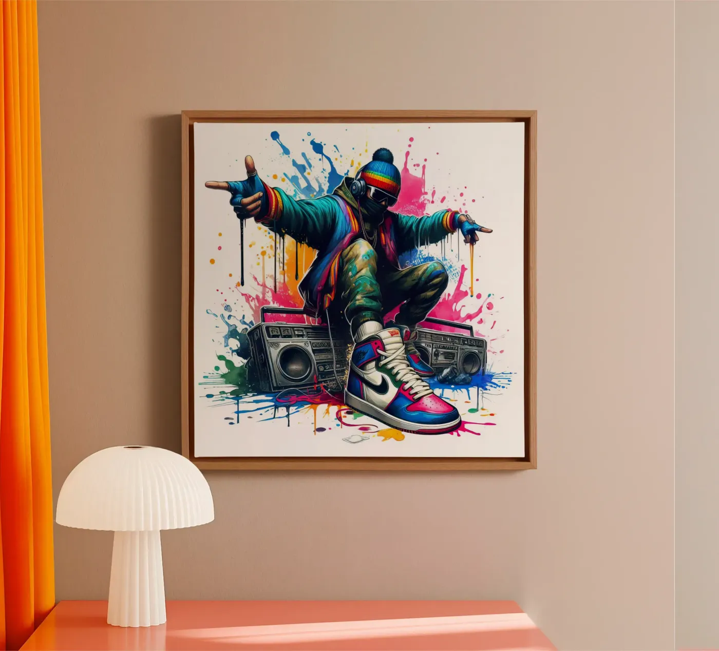 jonge rapper canvas van 🎁 NOBELART