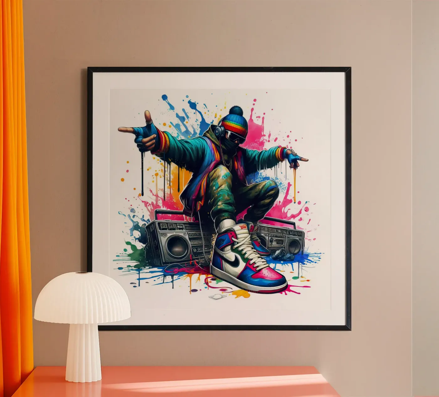 junger Rapper Poster von 🎁 NOBELART