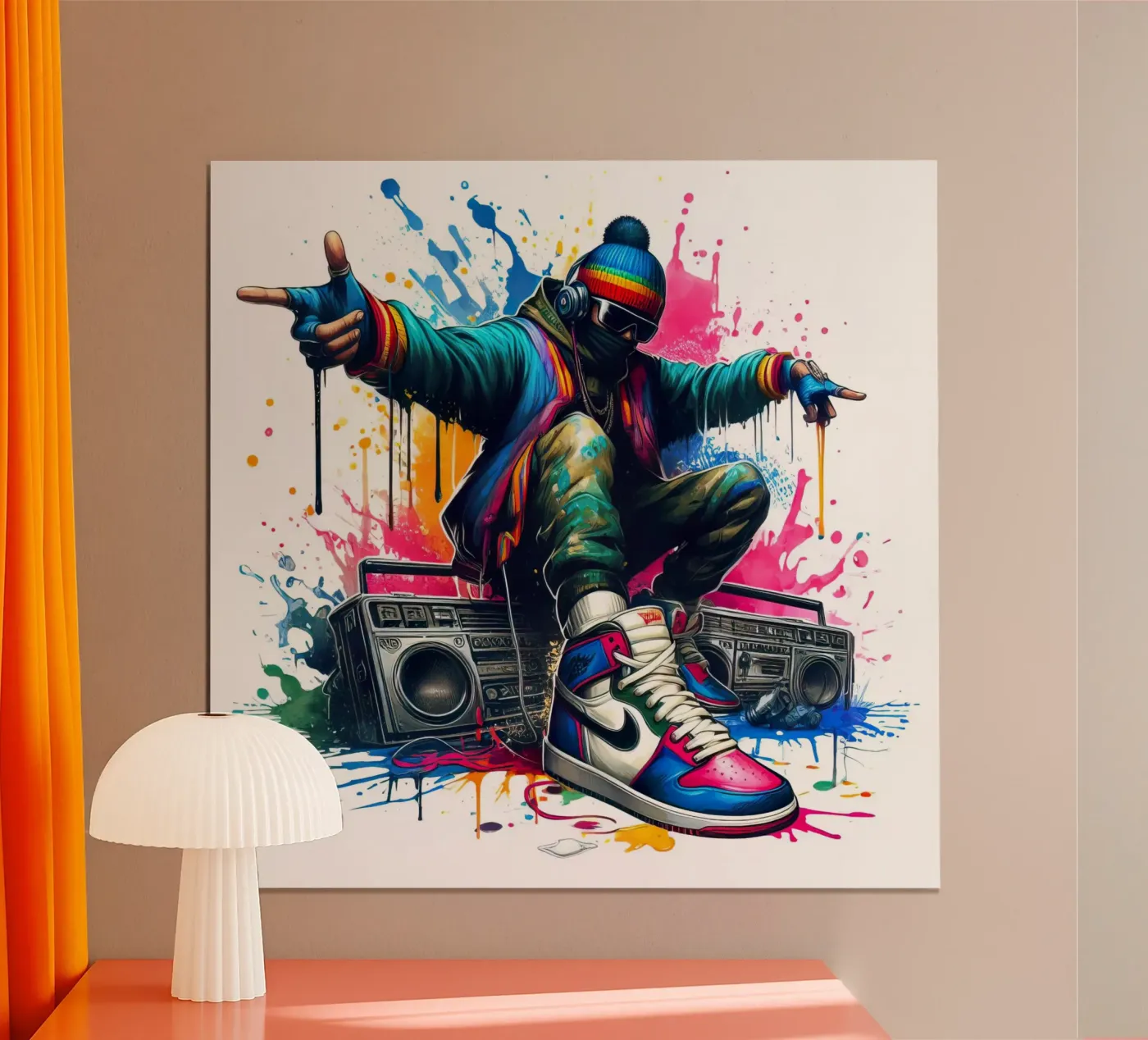 junger Rapper Poster von 🎁 NOBELART