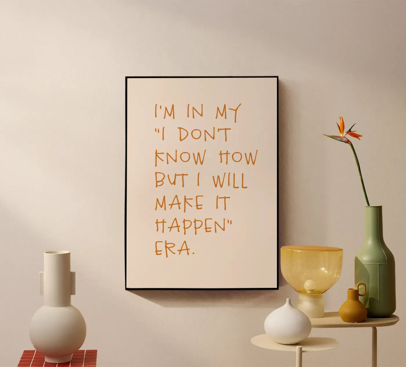 Make it Happen plexiglass da studio stine