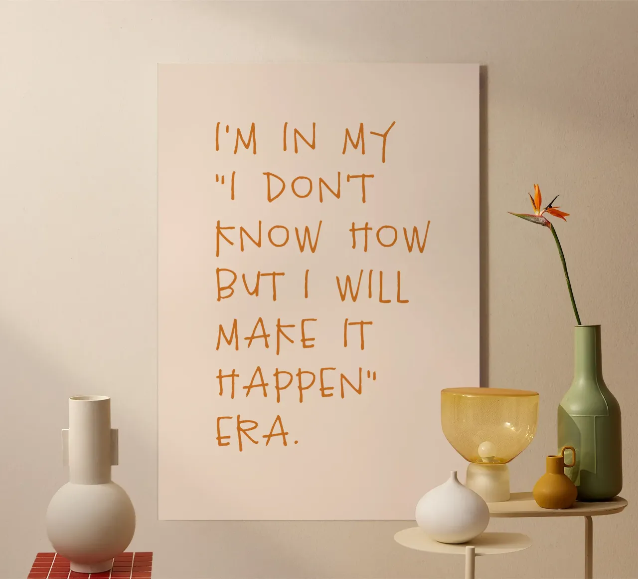 Make it Happen plexiglass da studio stine