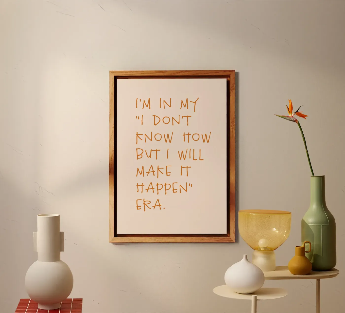 Make it Happen forex plate by studio stine