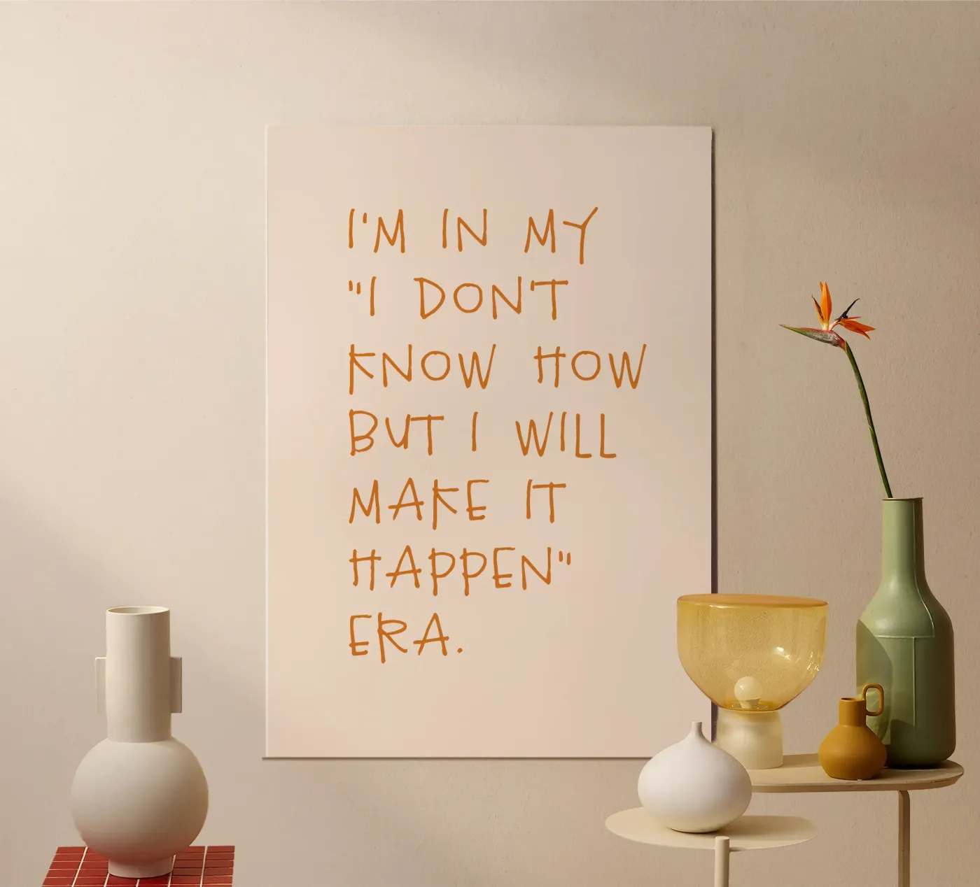 Make it Happen forex plate by studio stine