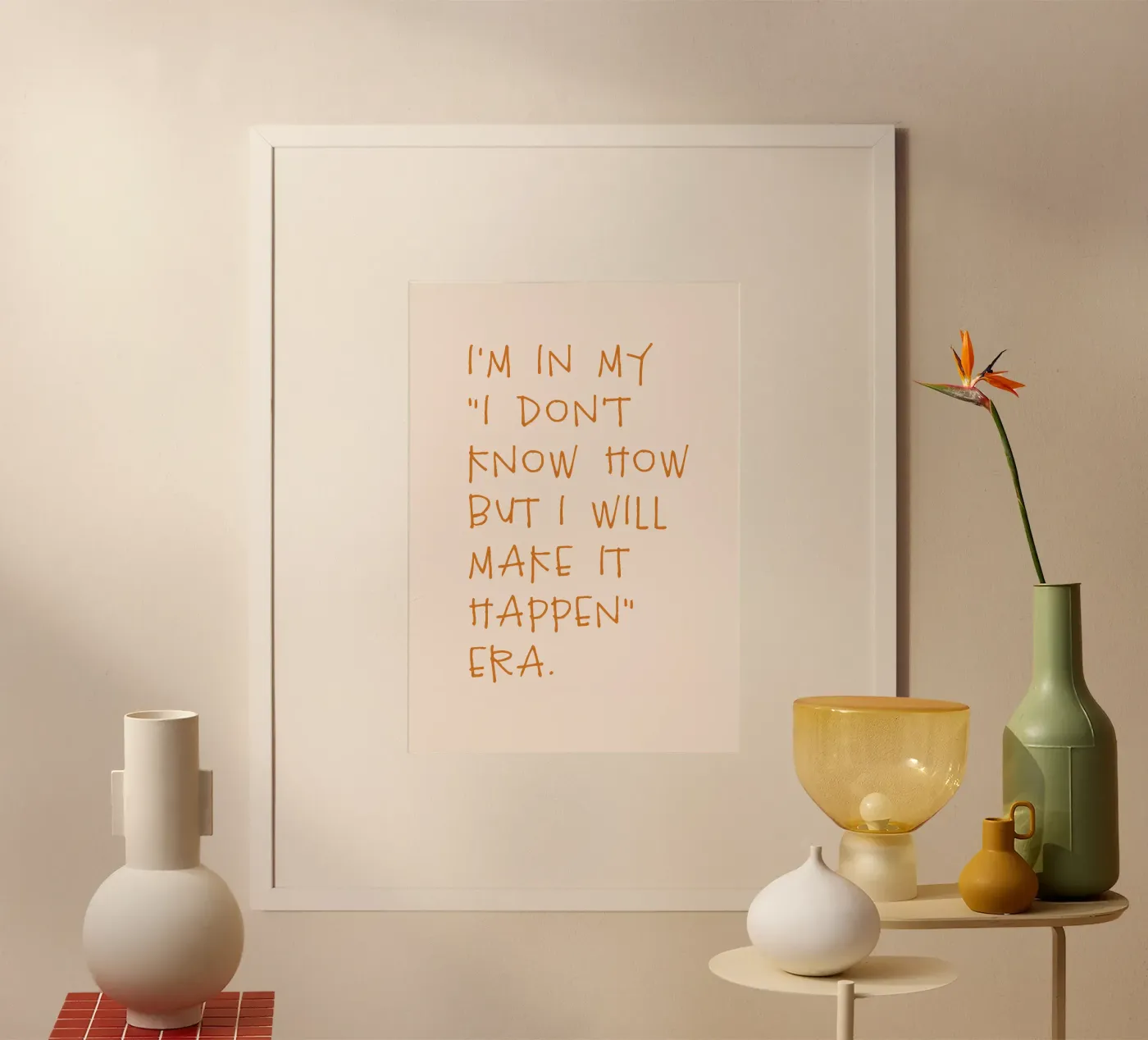 Make it Happen poster van studio stine