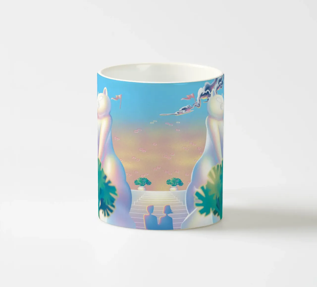 Amare quando si è pronti tazza in ceramica da Artascy Art